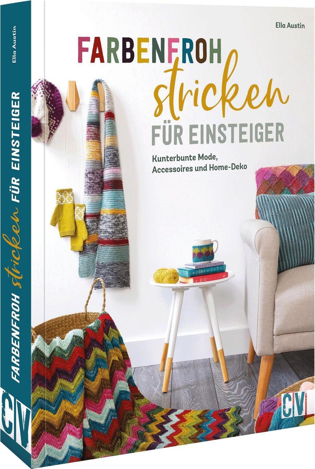 Cover: 9783841067142 | Farbenfroh stricken für Einsteiger | Ella Austin | Taschenbuch | 2022