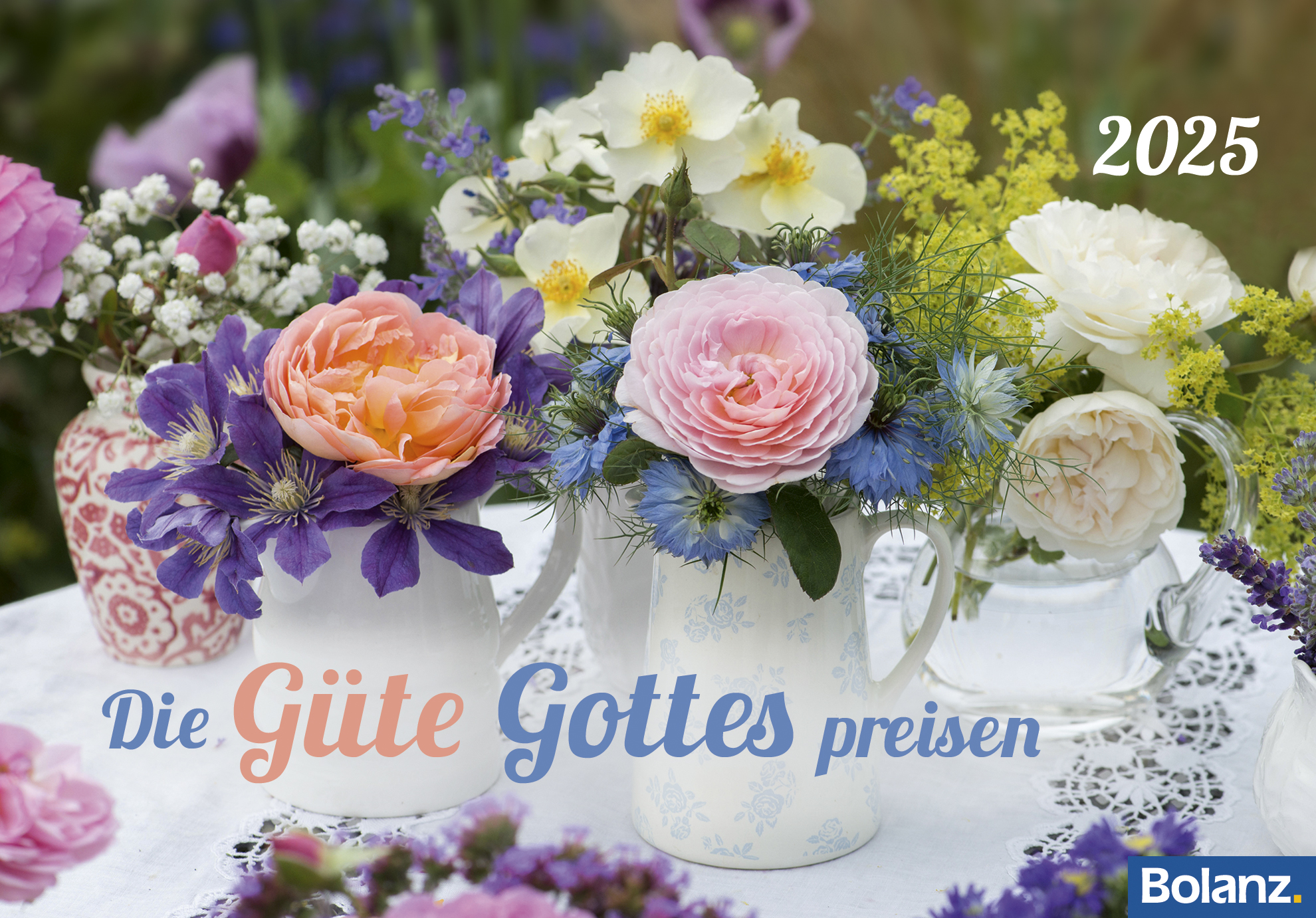 Cover: 9783866038288 | Die Güte Gottes preisen 2025 | Maße (B/H): 16,5 x 12 cm, Tischkalender