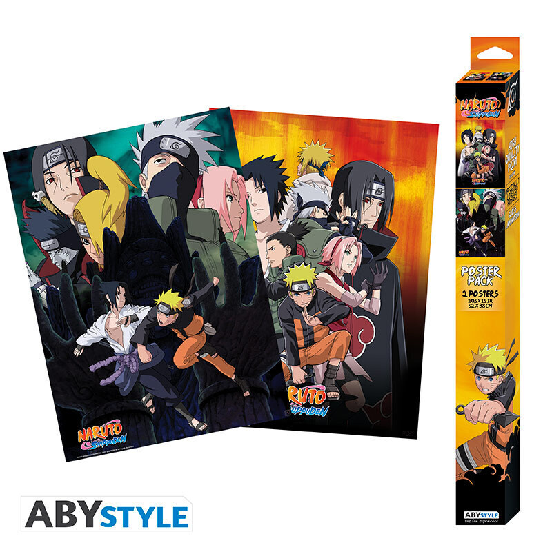 Cover: 3665361060222 | ABYstyle - Naruto Shippuden Set 2 Chibi Posters | Poster | In Karton