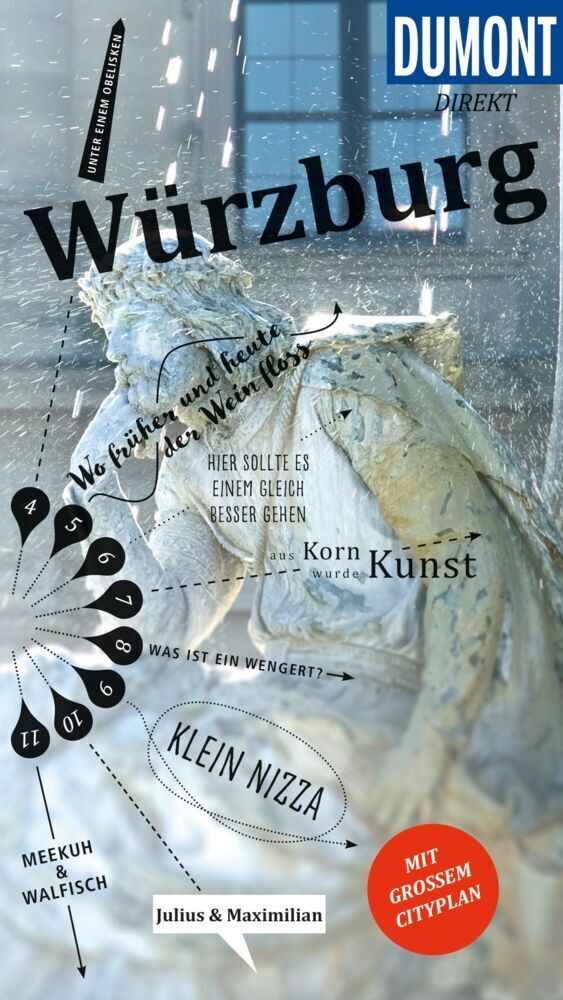 Cover: 9783616010410 | DuMont direkt Reiseführer Würzburg | Mit großem Cityplan | Ratay