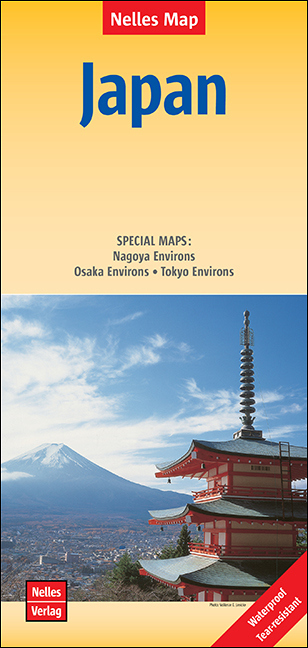 Cover: 9783865744920 | Nelles Map Japan, Polyart-Ausgabe. Japon / Japón | (Land-)Karte | 2015