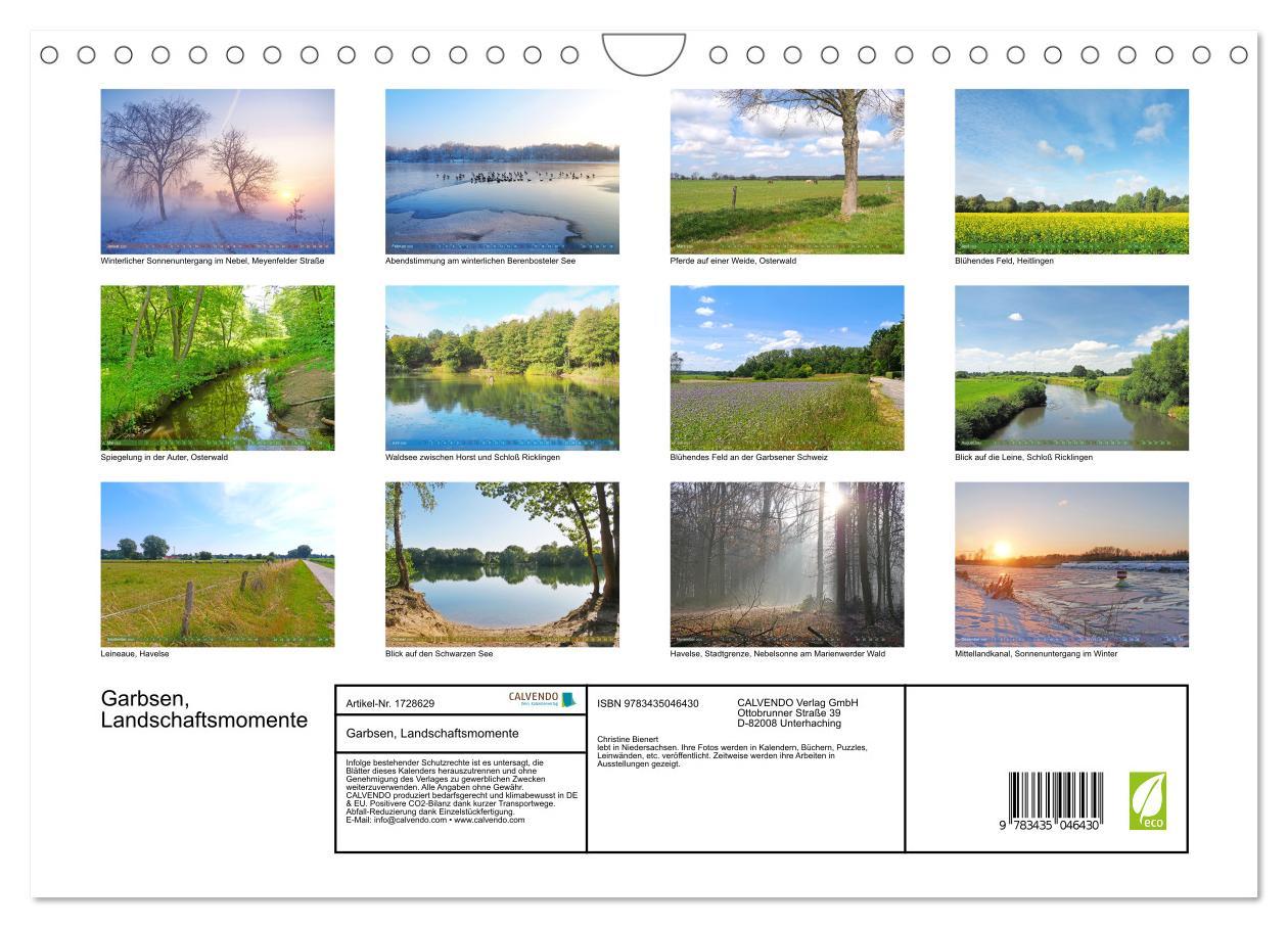 Bild: 9783435046430 | Garbsen, Landschaftsmomente (Wandkalender 2025 DIN A4 quer),...