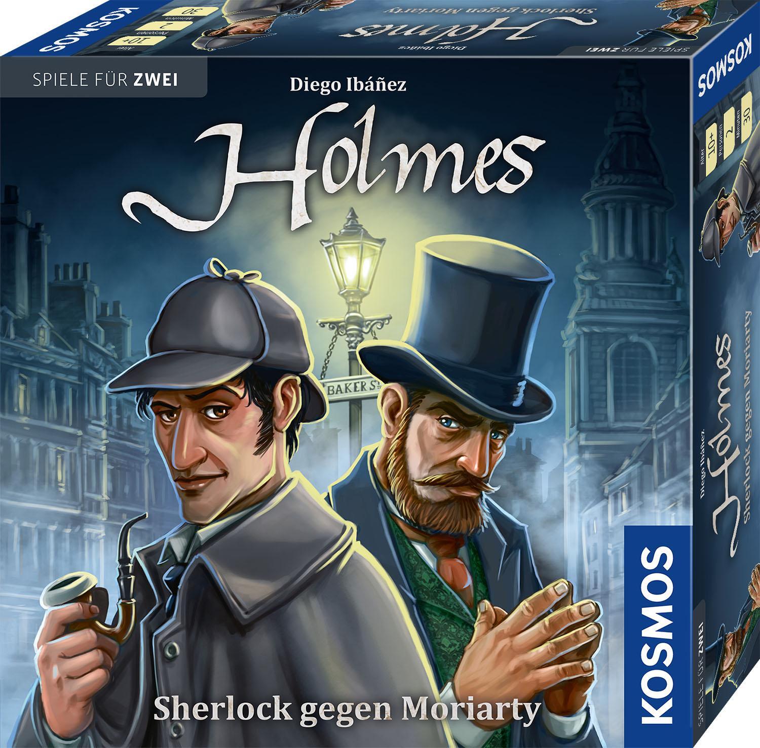 Cover: 4002051692766 | Holmes - Sherlock gegen Moriarty | für 2 Spieler ab 10 Jahren | Ibanez