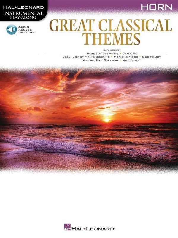 Cover: 9781540050403 | Great Classical Themes | Horn | Instrumental Play-Along | Hal Leonard