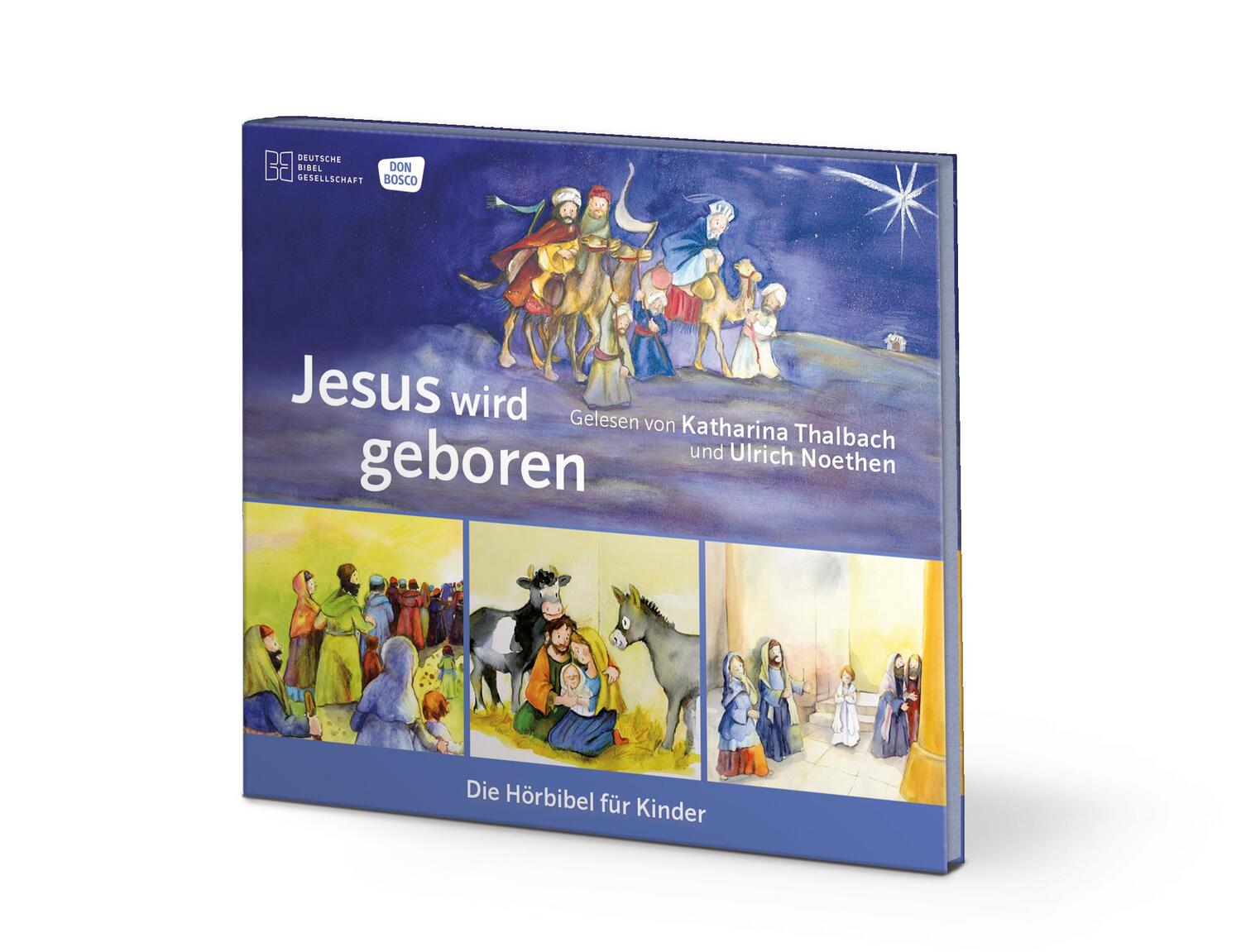 Cover: 9783438022394 | Jesus wird geboren | Reihe: Die Hörbibel für Kinder | Rainer Oleak