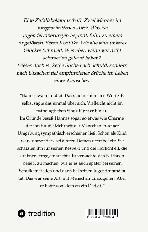 Rückseite: 9783384203694 | Hannes oder Das fremde Land | Wolf Kunert | Buch | 316 S. | Deutsch