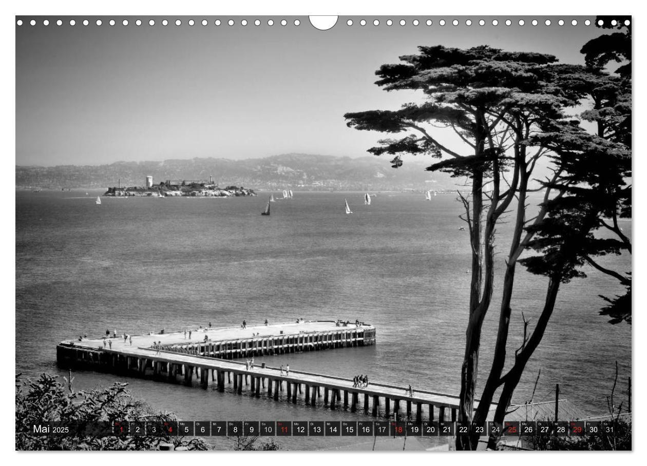 Bild: 9783435580965 | SAN FRANCISCO Monochrome Ansichten (Wandkalender 2025 DIN A3 quer),...