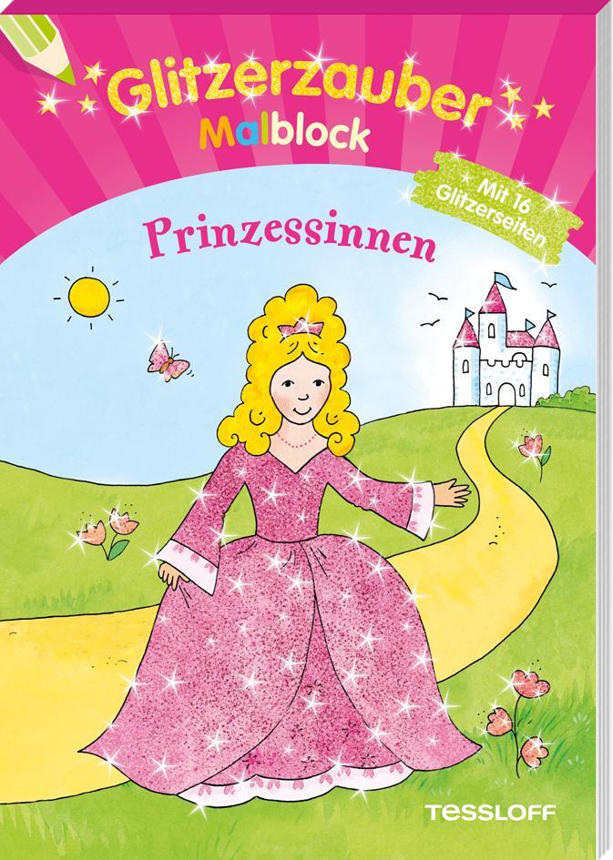 Cover: 9783788640248 | Glitzerzauber-Malblock Prinzessinnen | Broschüre | Deutsch | 2018