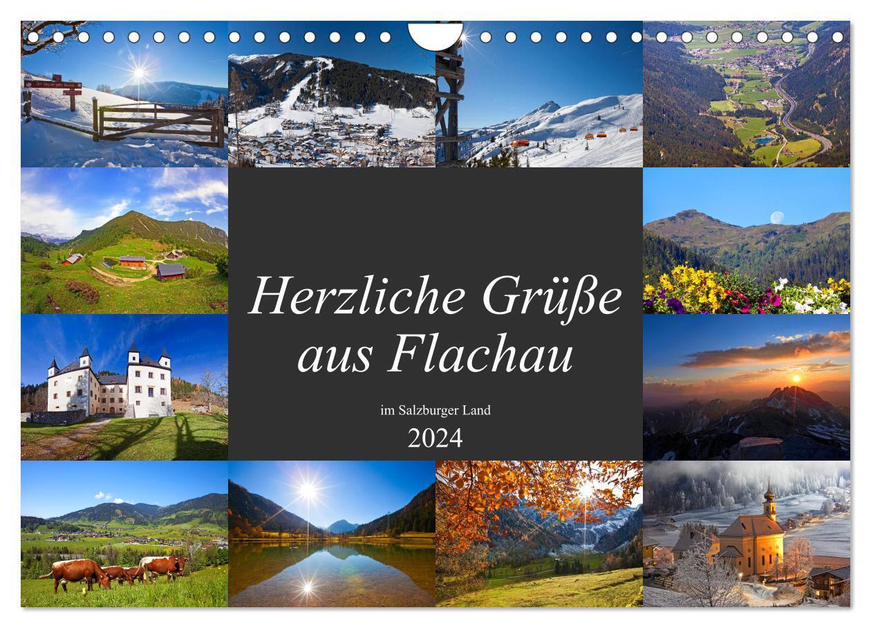 Cover: 9783383175107 | Herzliche Grüße aus Flachau (Wandkalender 2024 DIN A4 quer),...
