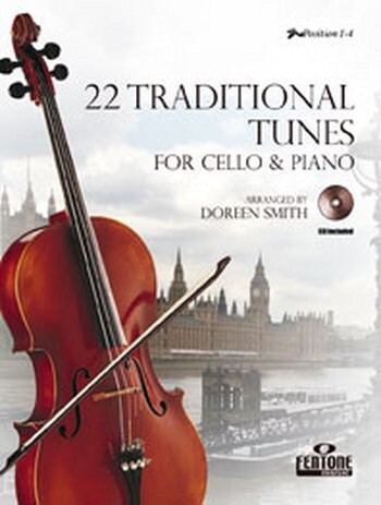 Cover: 9789043136181 | 22 Traditional Tunes | for cello and piano | Buch + CD | 2006