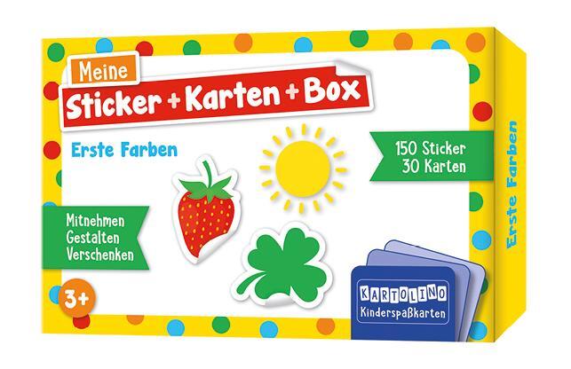 Cover: 9783817446971 | Meine Sticker + Karten + Box - Erste Farben | Taschenbuch | 30 S.