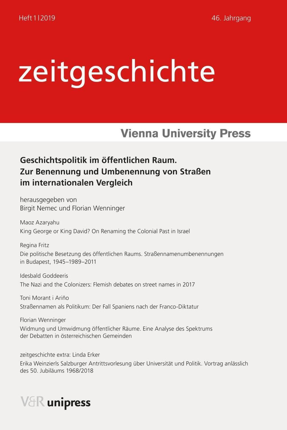 Cover: 9783847110064 | Geschichtspolitik im öffentlichen Raum | Taschenbuch | 174 S. | 2019