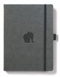 Cover: 5285003136597 | Dingbats A5+ Wildlife Grey Elephant Notebook - Lined | Taschenbuch