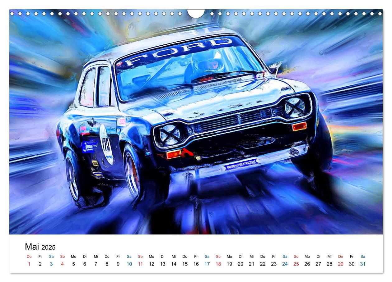 Bild: 9783435219261 | Tourenwagen von gestern (Wandkalender 2025 DIN A3 quer), CALVENDO...