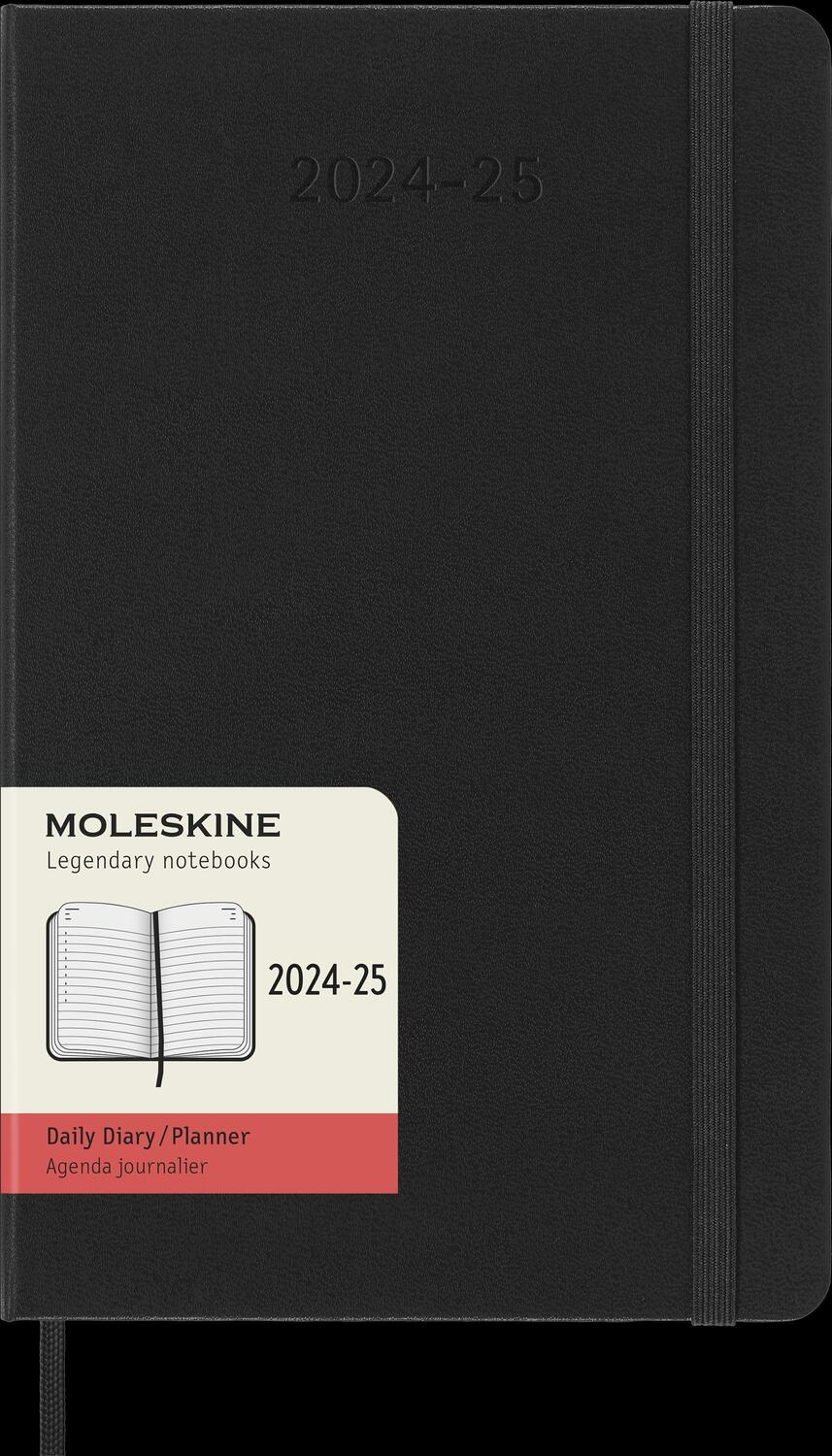 Bild: 8056999270537 | Moleskine 18 Monate Tagesnotizkalender 2024/2025, L/A5, Fester...