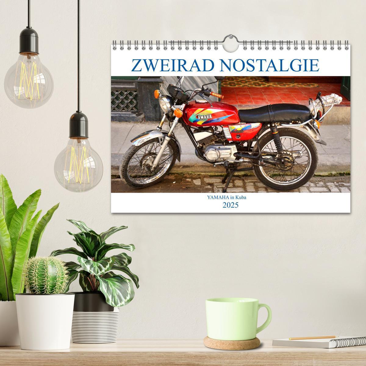 Bild: 9783435138791 | Zweirad Nostalgie - YAMAHA in Kuba (Wandkalender 2025 DIN A4 quer),...