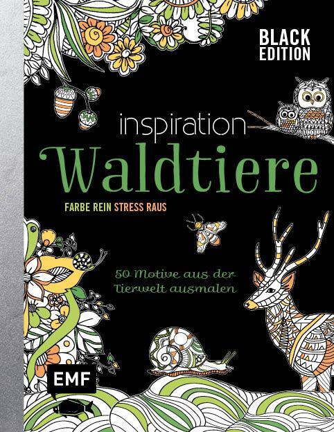 Cover: 9783745904079 | Black Edition: Inspiration Waldtiere | Taschenbuch | Deutsch | 2021