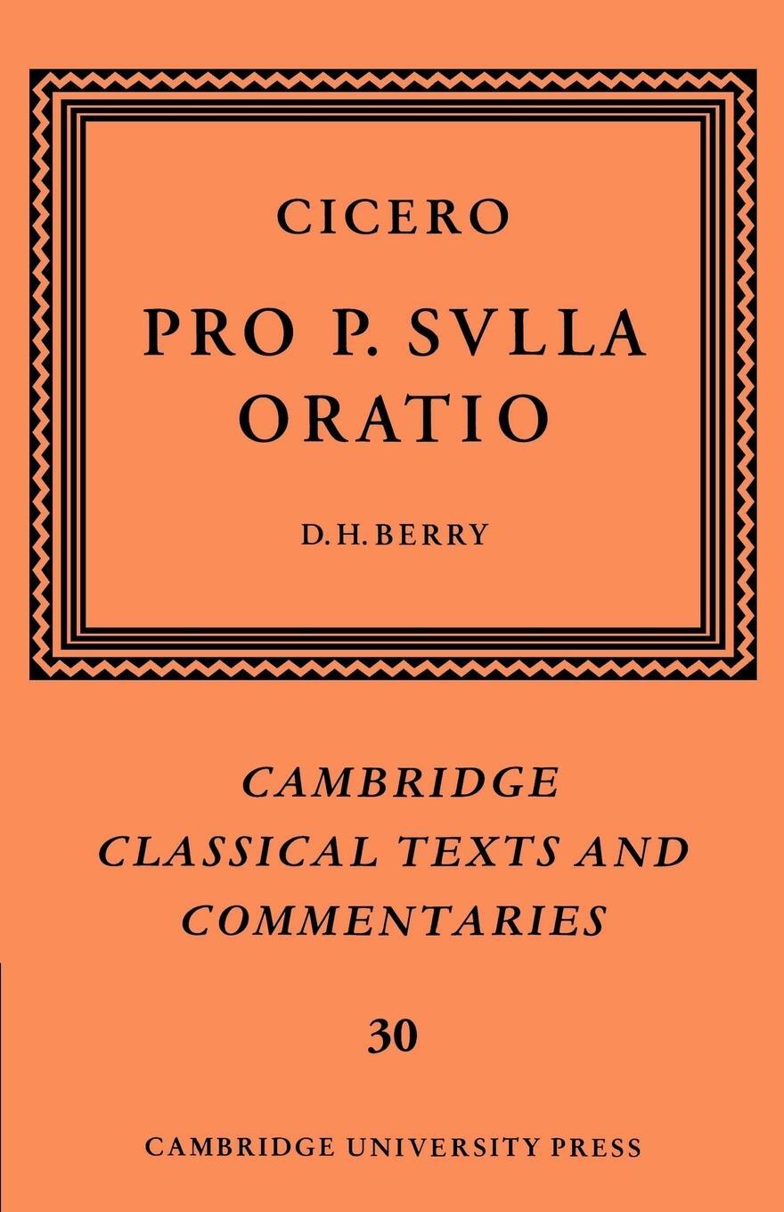 Cover: 9780521604215 | Cicero | Pro P. Sulla Oratio | Marcus Tullius Cicero (u. a.) | Buch
