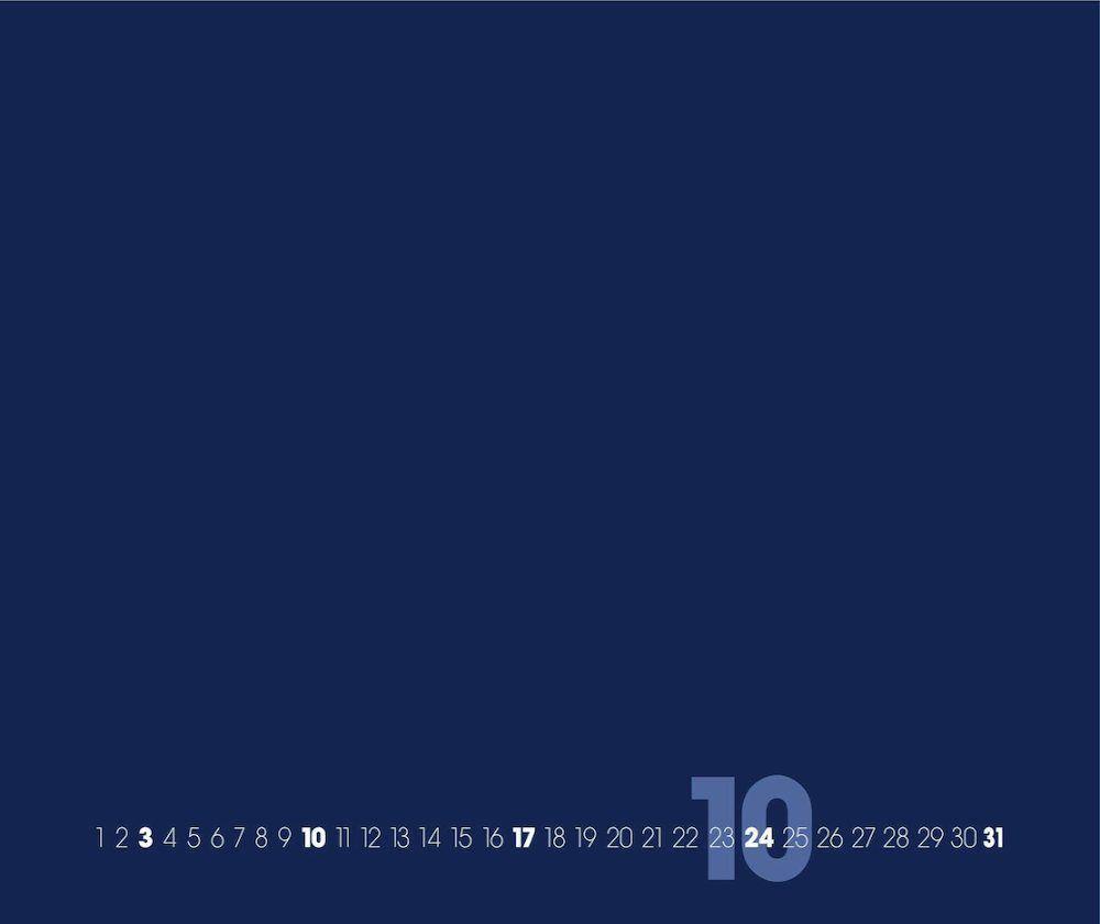 Bild: 9783931282035 | Blue  Blau 2025  Blanko Gross XL Format | Baback Haschemi | Kalender