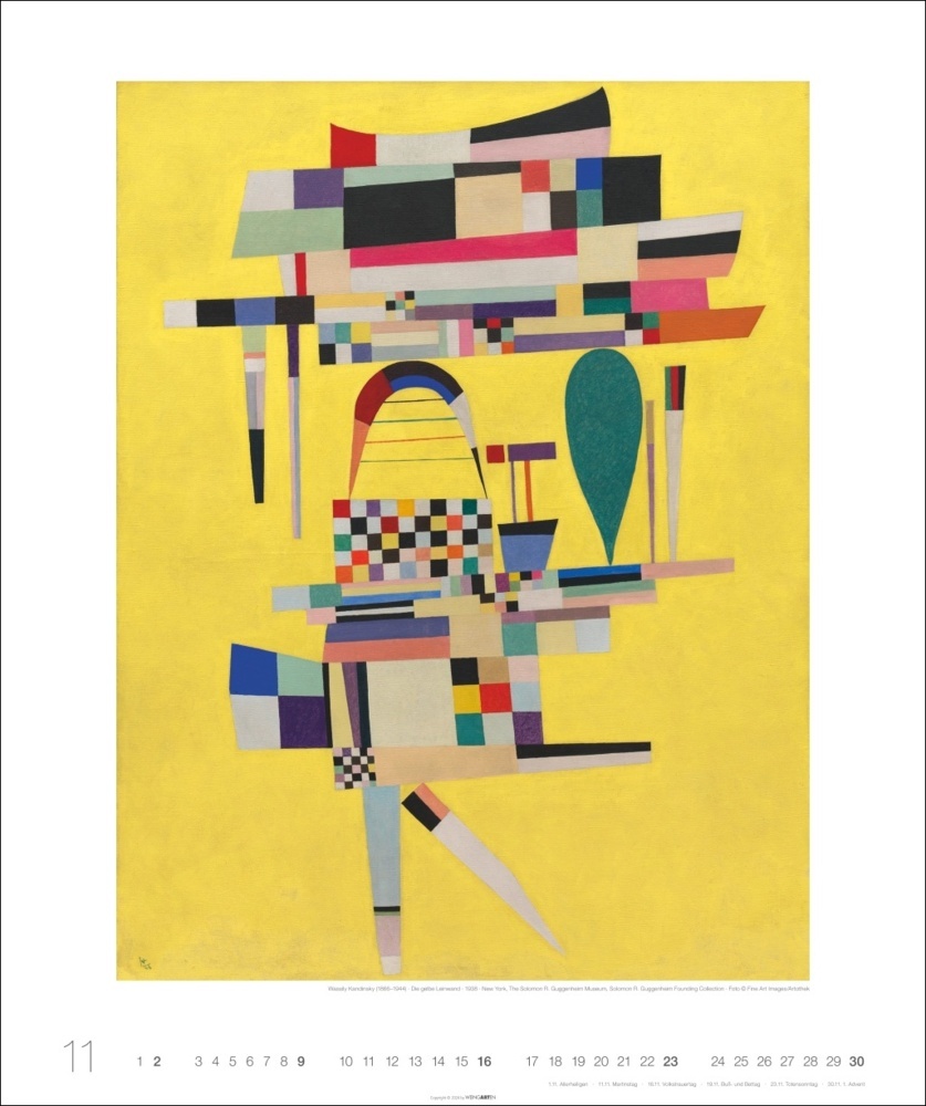 Bild: 9783839901007 | Wassily Kandinsky Edition Kalender 2025 | Wassily Kandinsky | Kalender