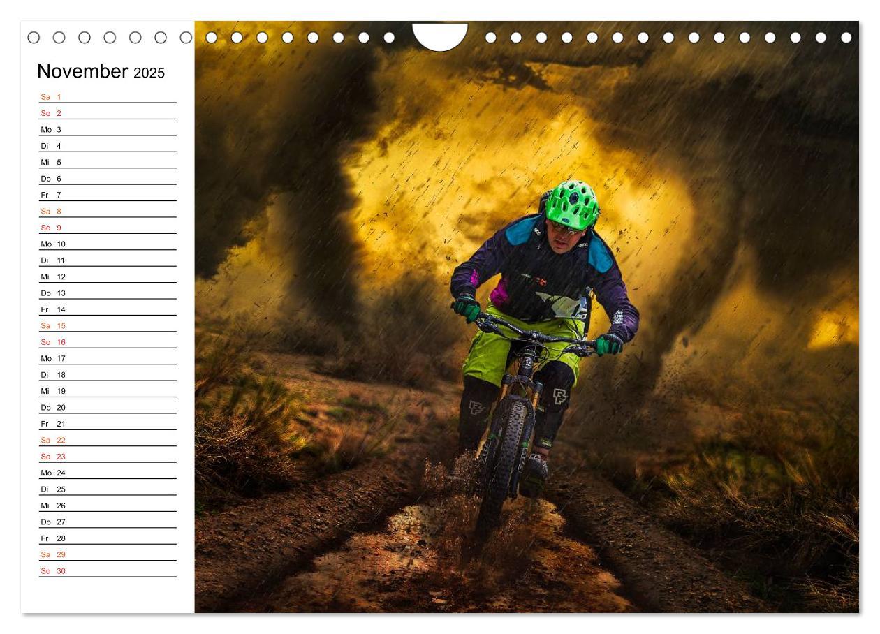 Bild: 9783435488247 | Mountainbike Trails (Wandkalender 2025 DIN A4 quer), CALVENDO...