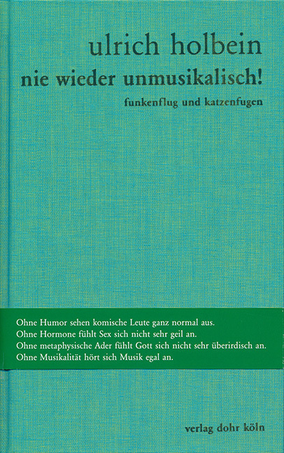 Cover: 9783868461596 | Nie wieder unmusikalisch! | Funkenflug und Katzenfugen | Holbein