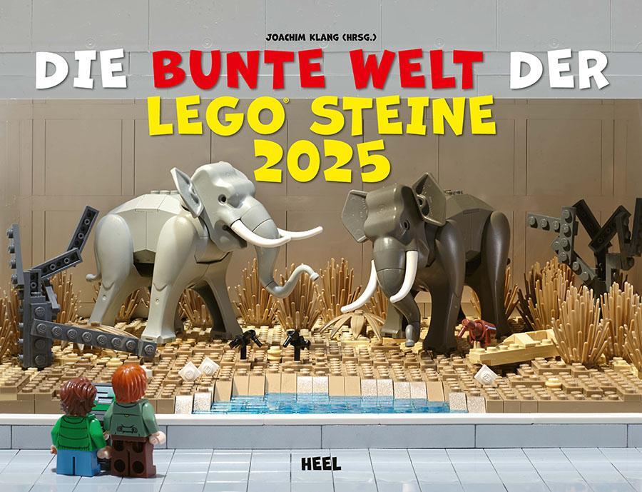 Cover: 9783966648547 | Die bunte Welt der LEGO® Steine Kalender 2025 Wandkalender | Klang