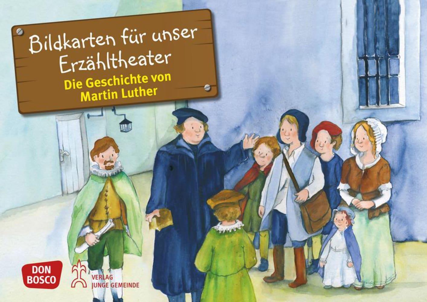 Cover: 4260179511356 | Die Geschichte von Martin Luther. Kamishibai Bildkartenset. | Brandt