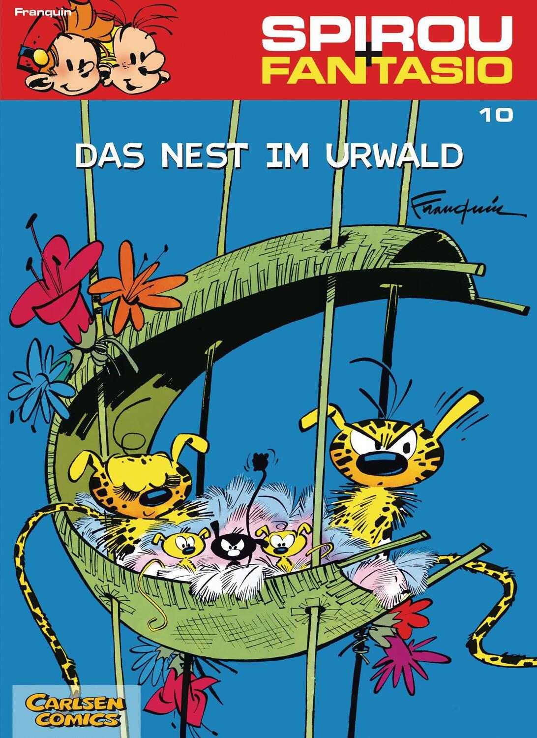 Cover: 9783551772107 | Spirou und Fantasio 10. Das Nest im Urwald | Andre. Franquin | Buch
