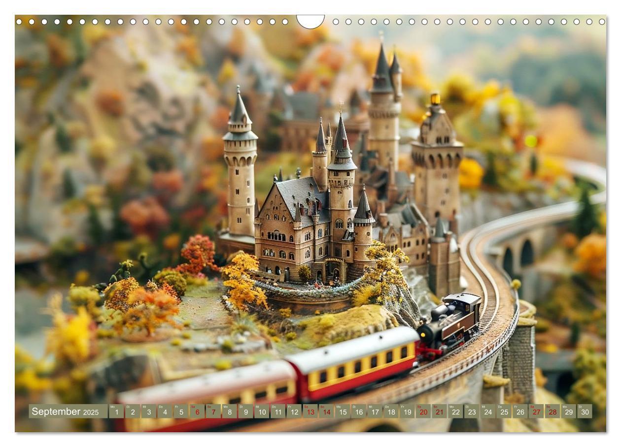 Bild: 9783435940042 | Miniaturwelt Eisenbahn - Zug um Zug ins Abenteuer (Wandkalender...