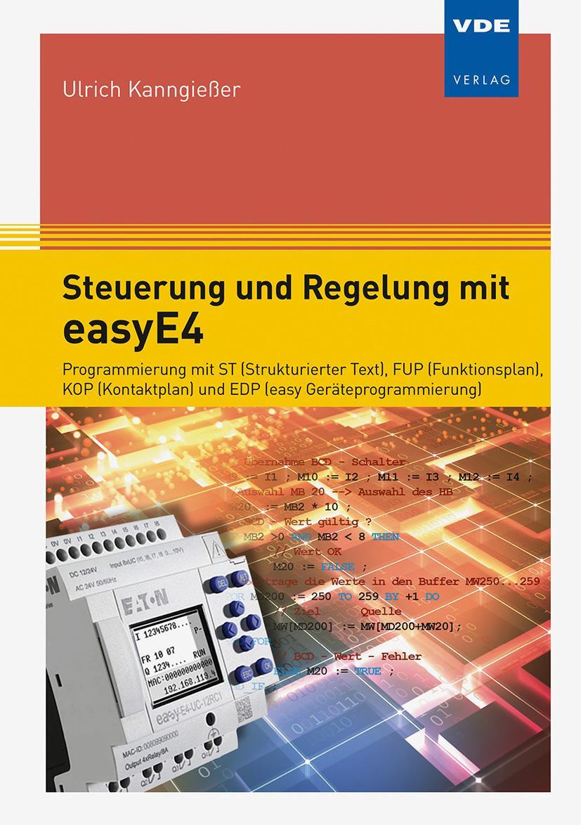 Bild: 9783800748808 | Steuerung und Regelung mit easyE4 | Ulrich Kanngießer | Taschenbuch