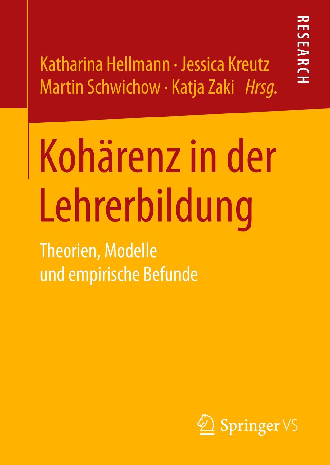 Cover: 9783658239398 | Kohärenz in der Lehrerbildung | Katharina Hellmann (u. a.) | Buch