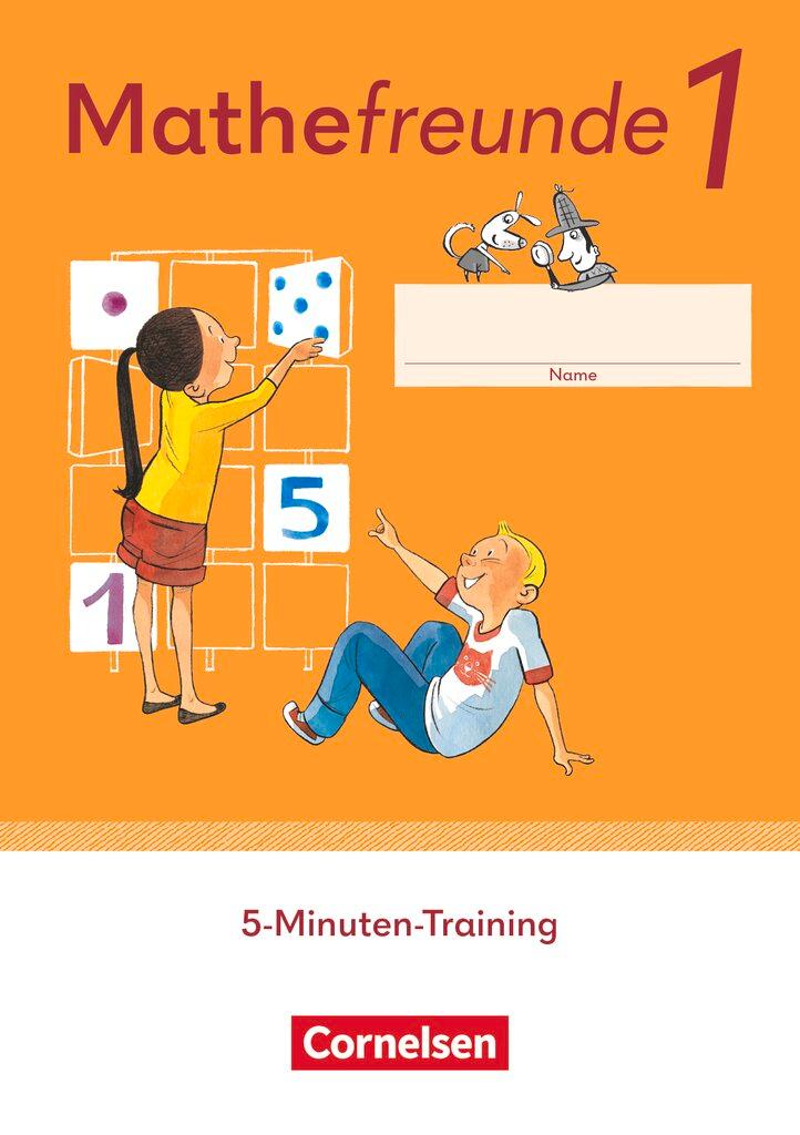 Cover: 9783464808092 | Mathefreunde 1. Schuljahr. 5-Minuten-Training - Arbeitsheft | Buch