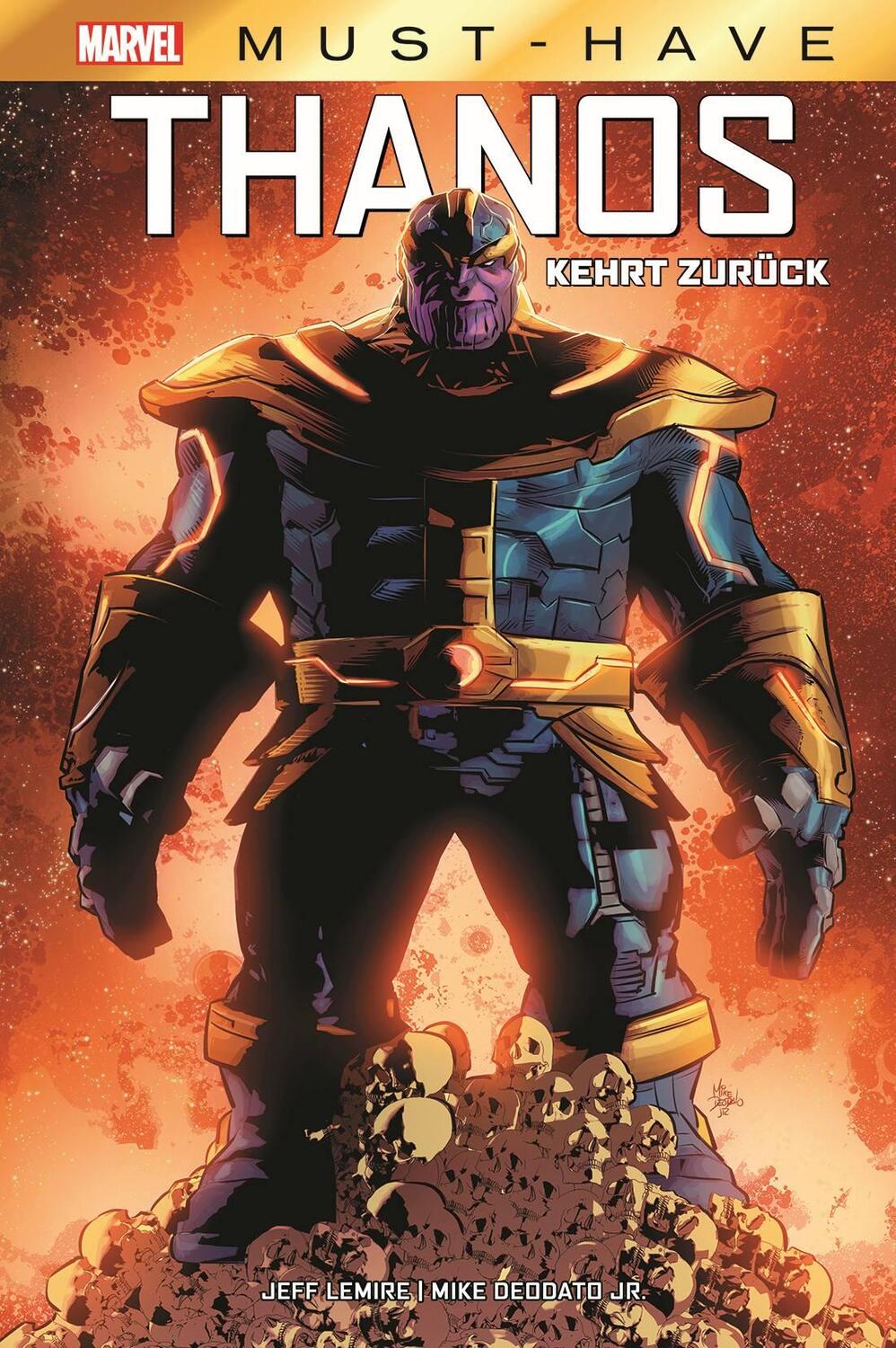 Cover: 9783741628740 | Marvel Must-Have: Thanos kehrt zurück | Jeff Lemire (u. a.) | Buch