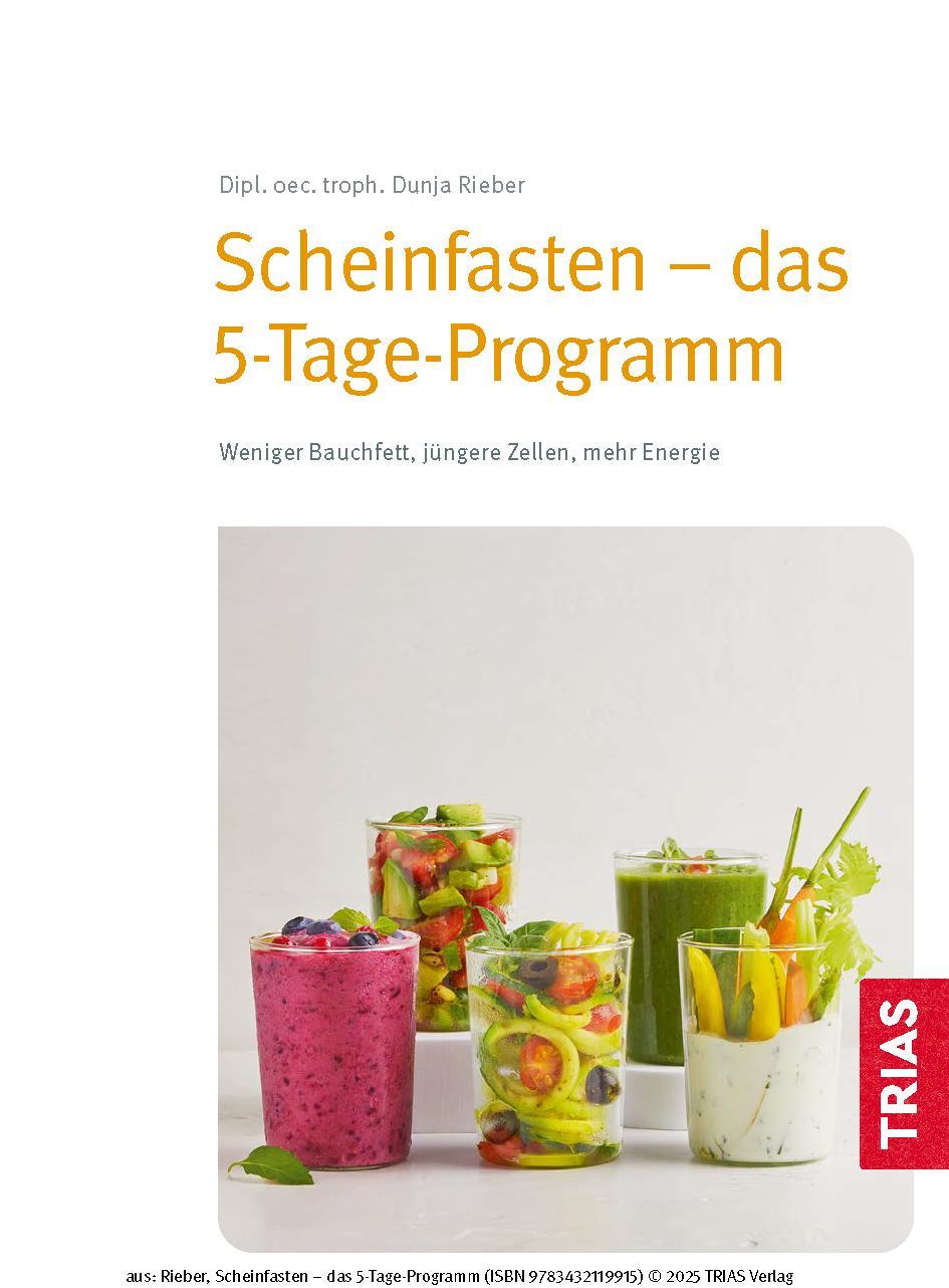 Bild: 9783432119915 | Scheinfasten - das 5-Tage-Programm | Dunja Rieber | Taschenbuch | 2025