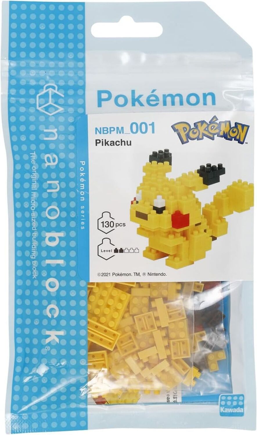 Cover: 4972825146194 | Nanoblock - Pokemon - Pikachu - 130 Teile | Bandai | EAN 4972825146194