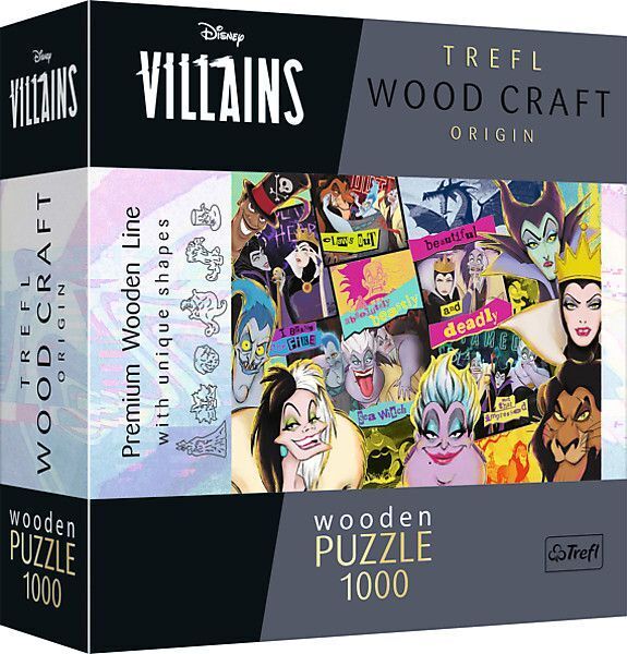 Cover: 5900511201673 | Holz Puzzle 1000 Villains Wiedersehen | Spiel | Kartonage | 20167