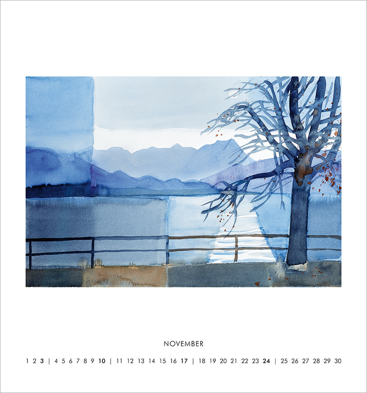 Bild: 9783863343651 | Seen 2024 - Wandkalender | Kunstkalender | Andreas Felger | Kalender