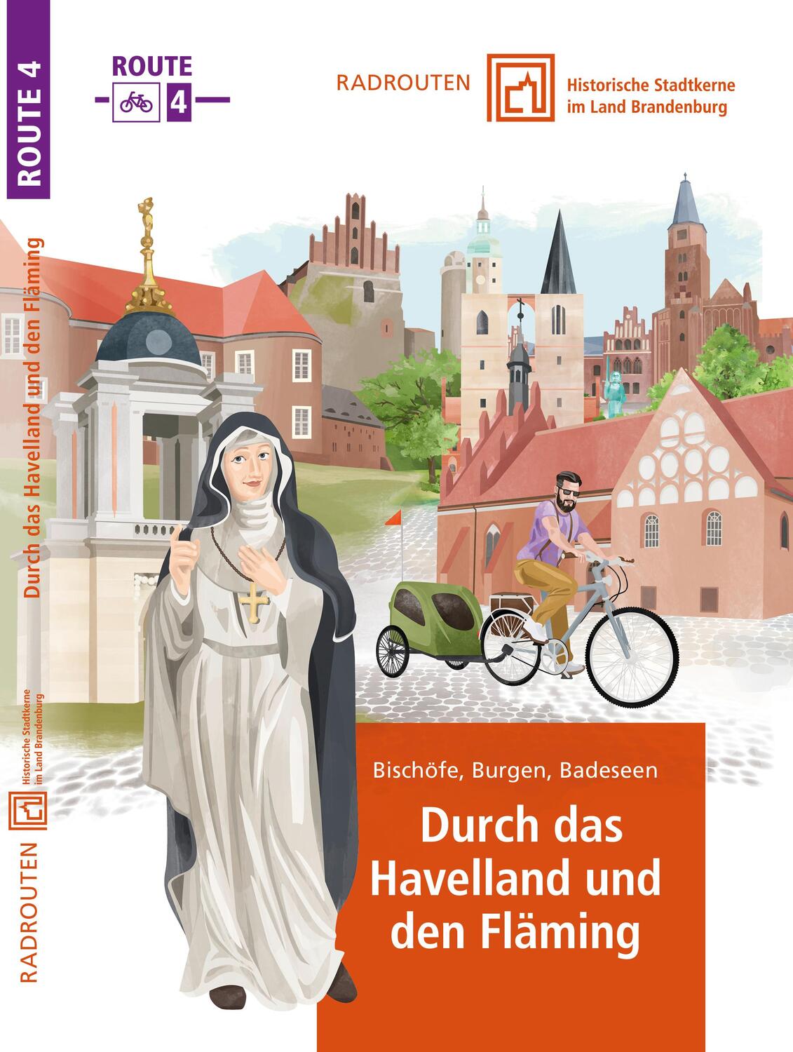 Cover: 9783942917438 | Radtouren durch historische Stadtkerne im Land Brandenburg Tour 4 -...