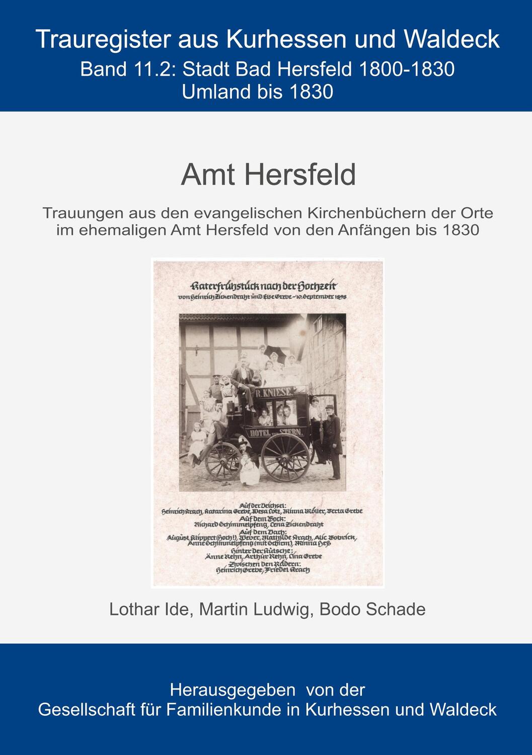 Cover: 9783752674576 | Amt Hersfeld | Stadt Bad Hersfeld 1800-1830, Umland bis 1830 | Buch