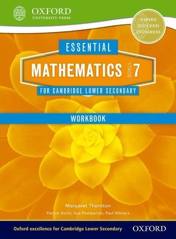 Cover: 9781408519844 | Essential Mathematics for Cambridge Lower Secondary Stage 7 Workbook