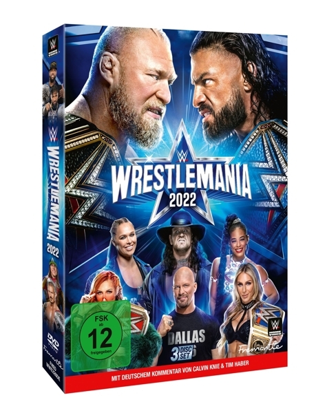 Cover: 5030697046666 | WWE: WrestleMania 38 | DVD | DVD | 2022 | EAN 5030697046666