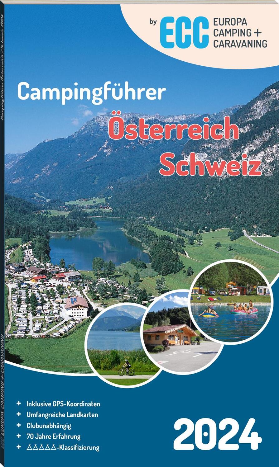 Cover: 9783795603656 | ECC Campingführer Österreich / Schweiz 2024 | Taschenbuch | 120 S.