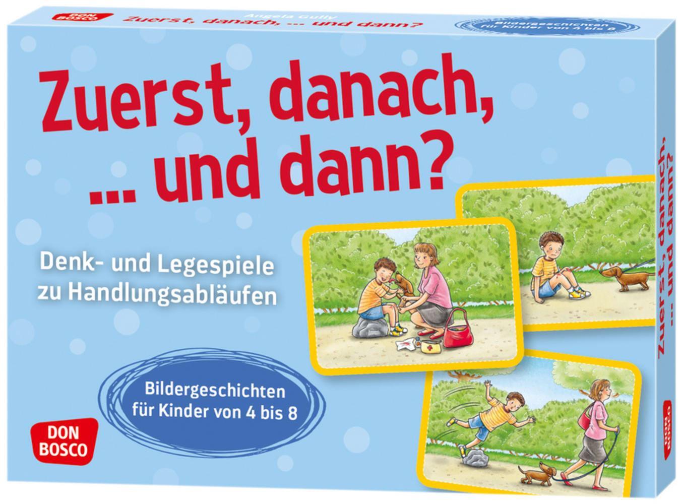 Cover: 4260179517679 | Zuerst, danach, ... und dann? | Angela Gully | Box | 32 S. | Deutsch