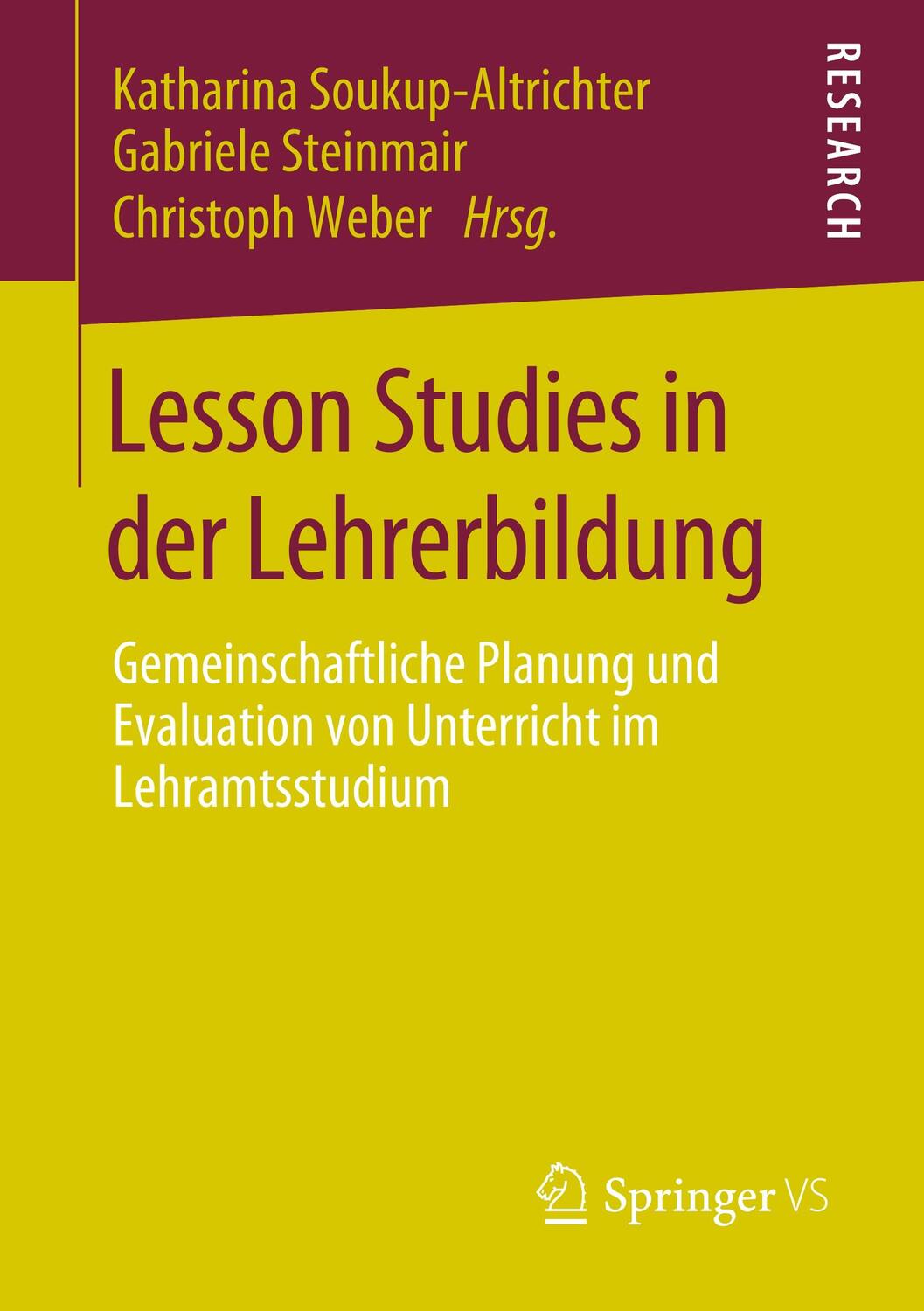 Cover: 9783658277475 | Lesson Studies in der Lehrerbildung | Soukup-Altrichter (u. a.) | Buch