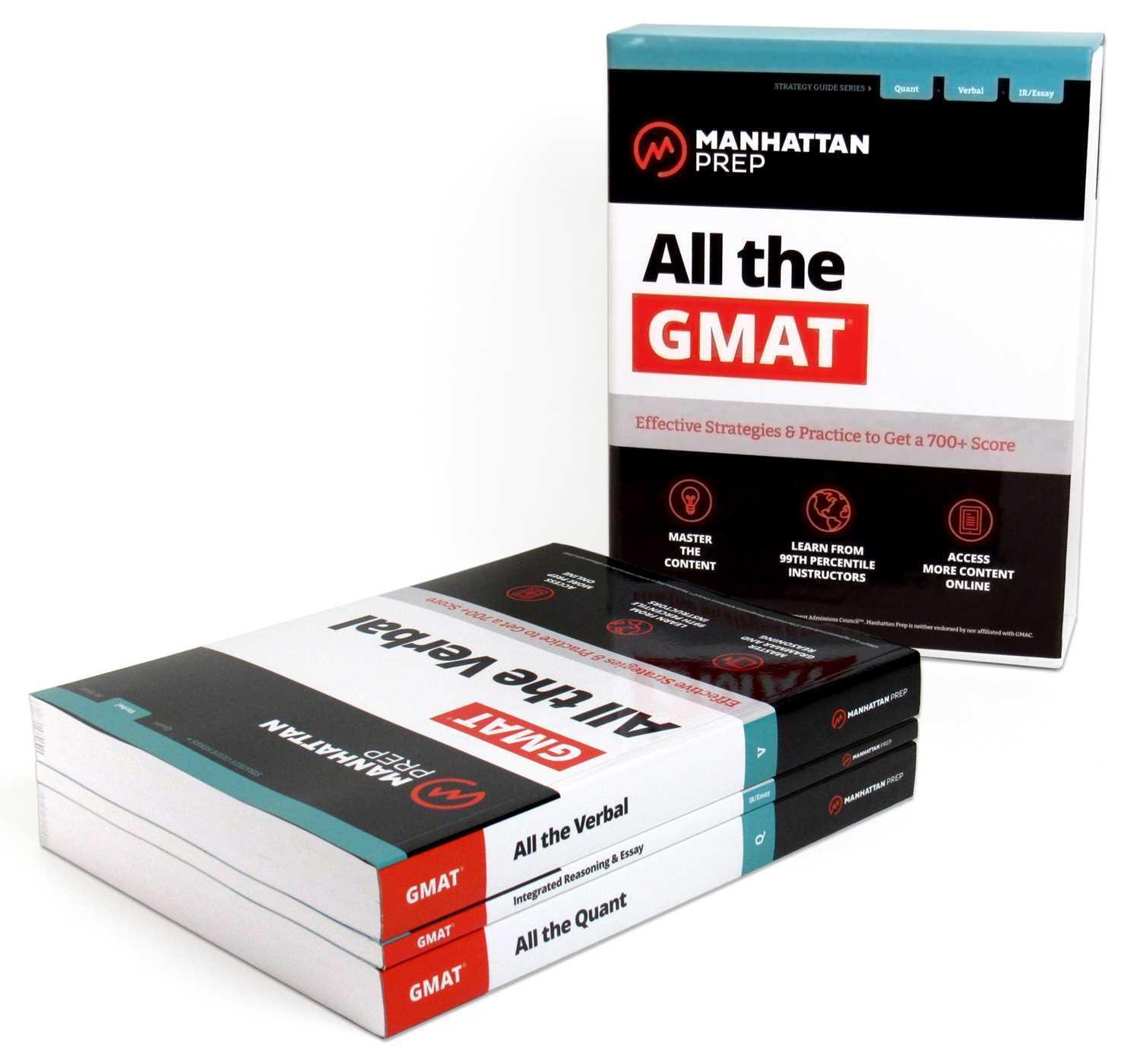 Cover: 9781506219707 | All the Gmat: Content Review, Set of 3 Books, Includes 6 Online...
