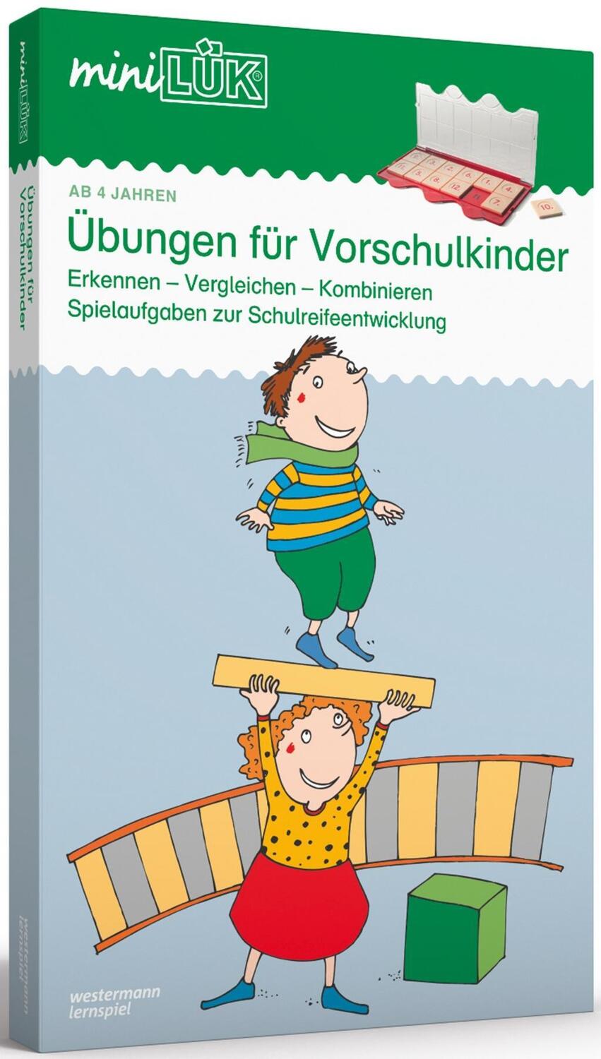 Cover: 9783894141059 | miniLÜK-Set Übungen für Vorschulkinder | mini LÜK-Sets | Deutsch
