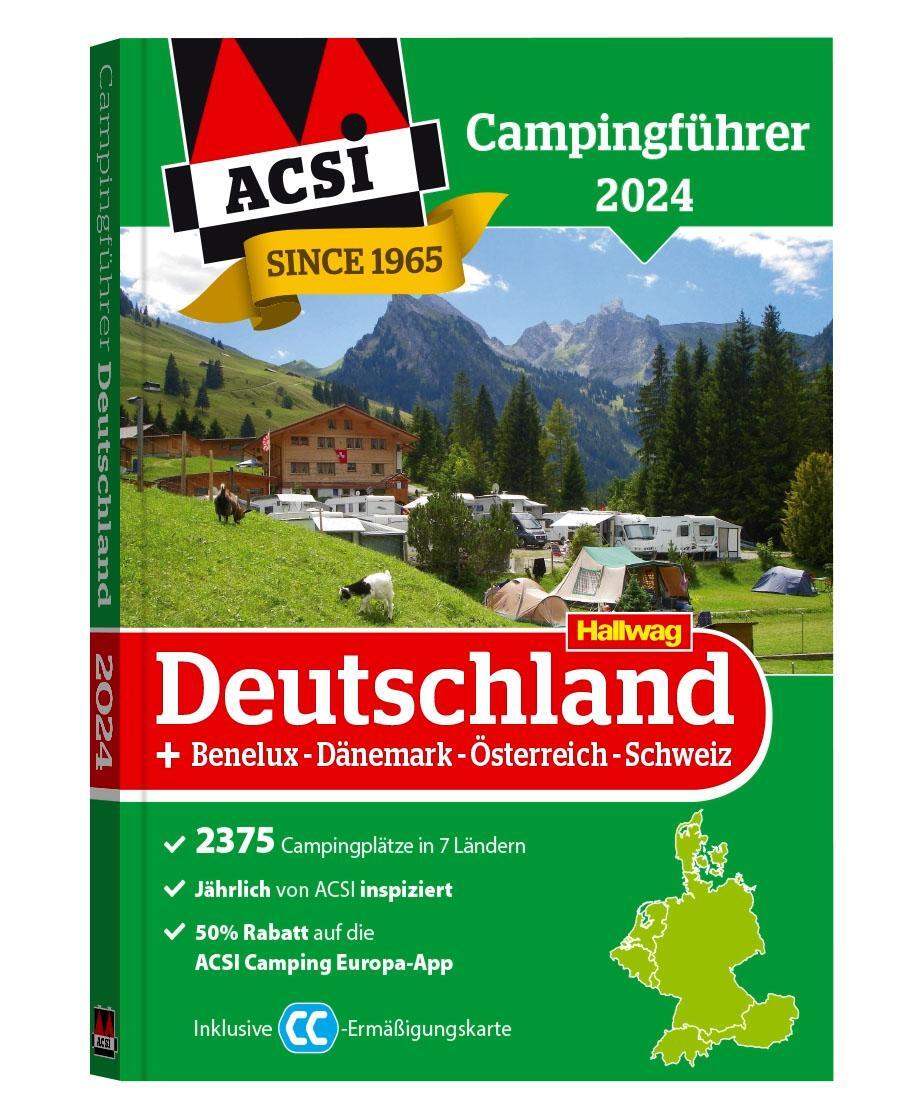 Cover: 9783828310674 | ACSI Campingführer Deutschland 2024 | Acsi (u. a.) | Taschenbuch