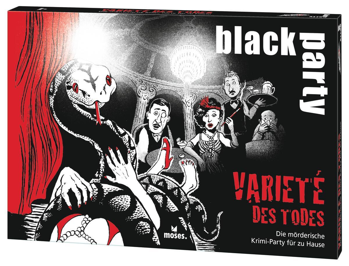 Cover: 4033477900753 | black party Varieté des Todes | Max Schreck | Spiel | black stories