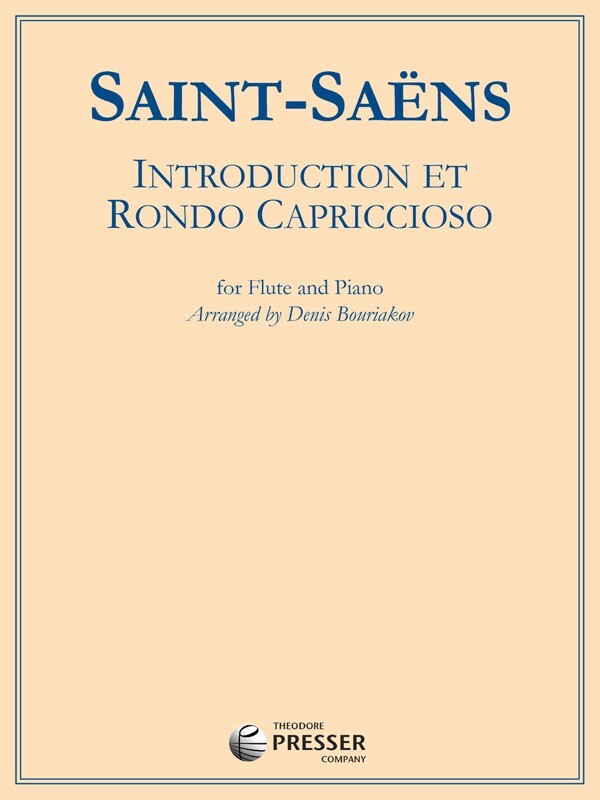 Cover: 9781598063561 | Introduction Et Rondo Caprccioso | For Flute and Piano | Saint-Saens